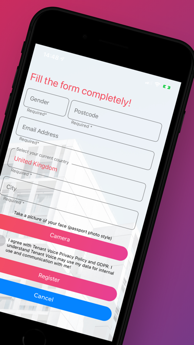 Tenant Voice Screenshot