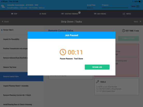 Screenshot #6 pour ProjectStatus Mobile