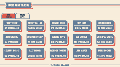 Rock Guitar Jam Tracks Screenshot