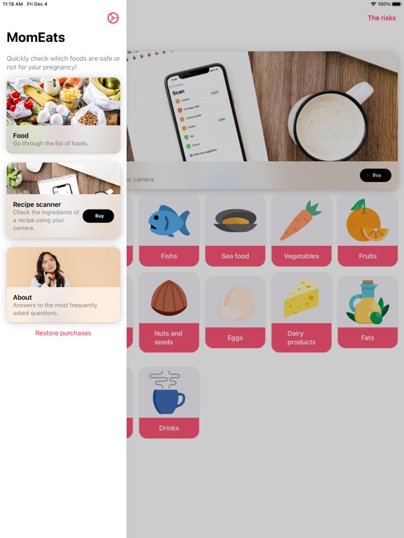 MomEats Alimentation Grossesse screenshot 3