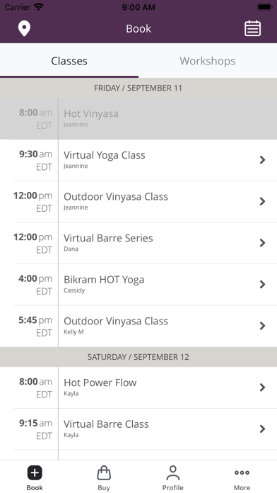 The Hot Yoga Spot Screenshot