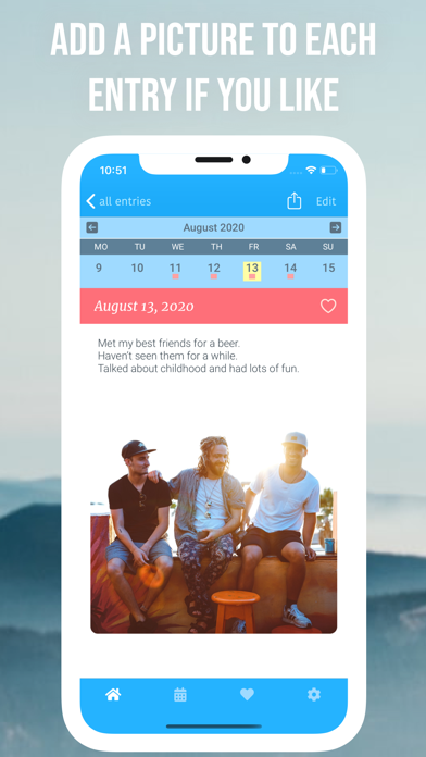 One Minute Journal - Happiness Screenshot