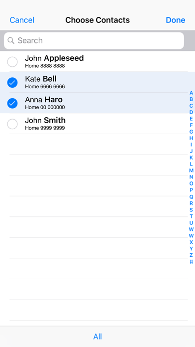 Screenshot #1 pour Group Text and Email