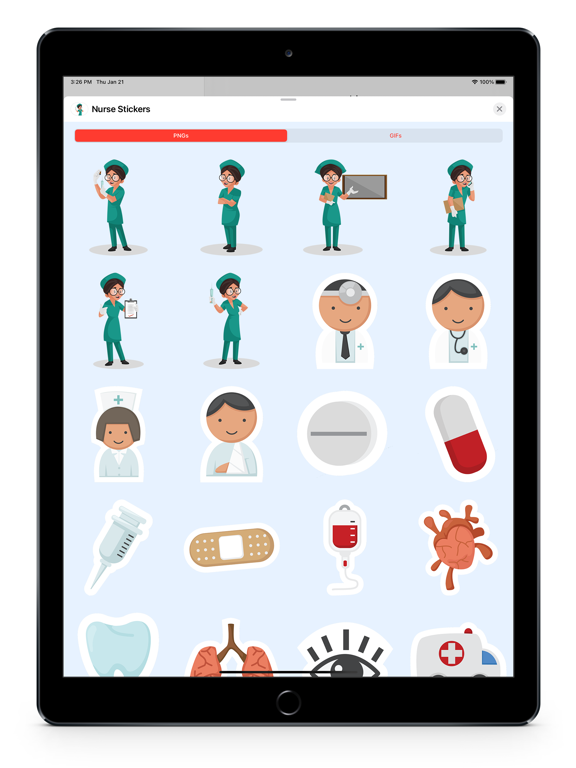 Screenshot #6 pour Nurse/Hospital - GIFs Stickers