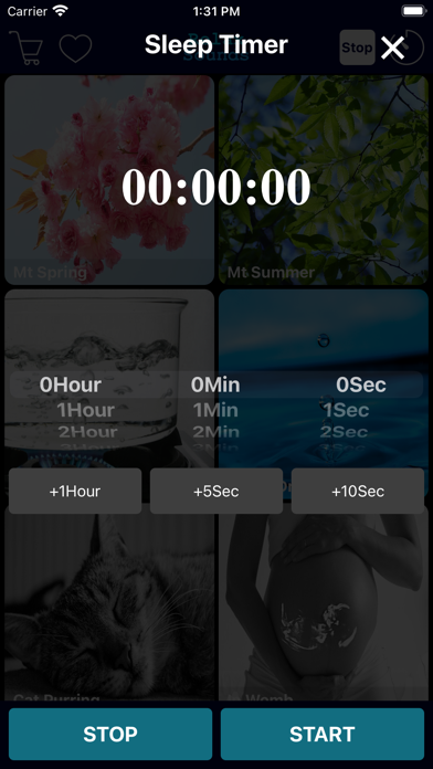 Relax Sounds App Screenshot
