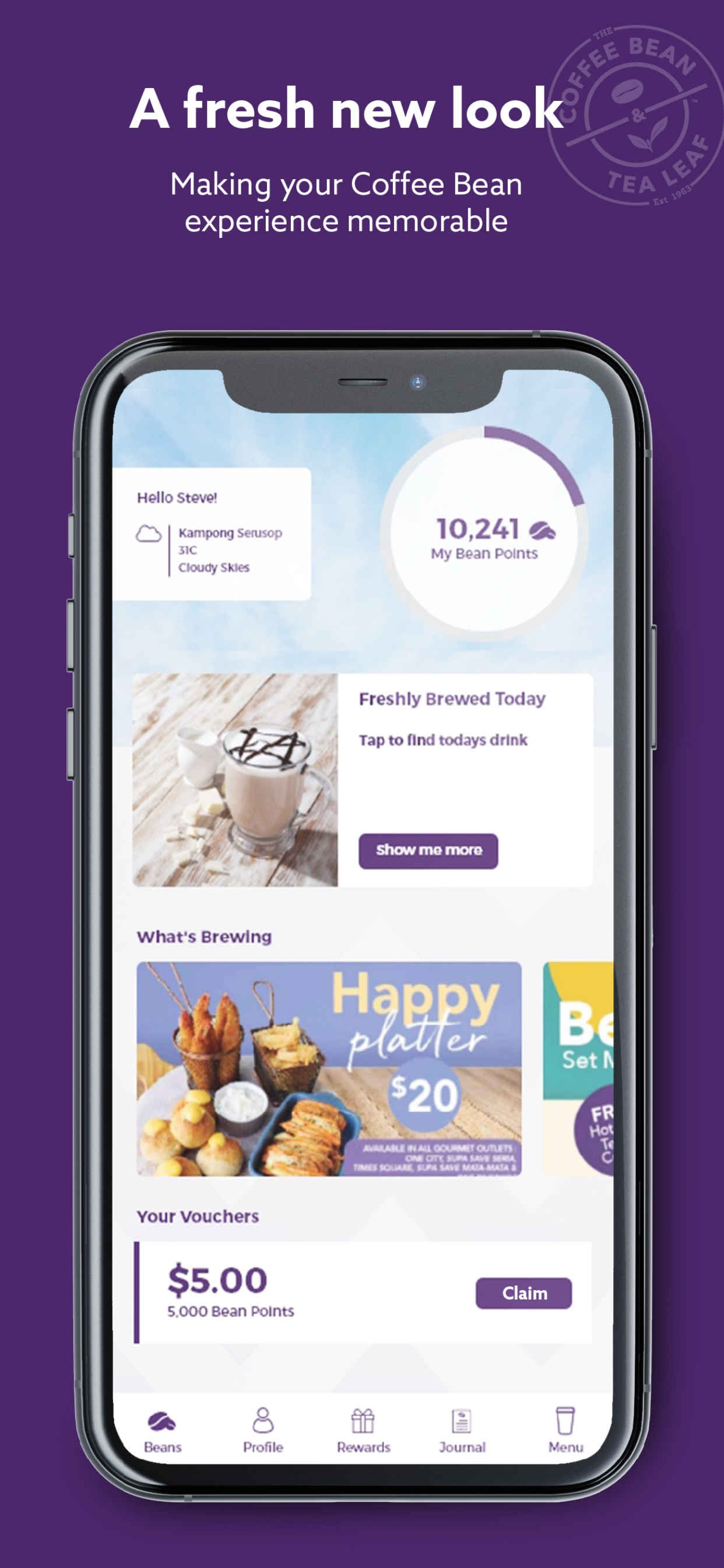 The Coffee Bean Brunei Rewards