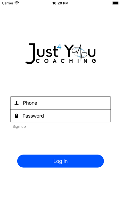 Just4you system Screenshot