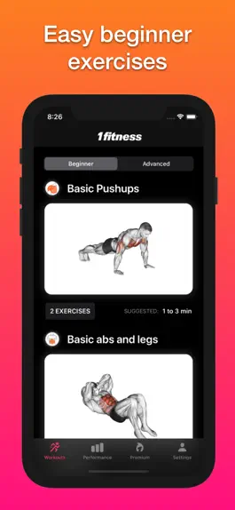 Game screenshot 1 Minute Fitness apk