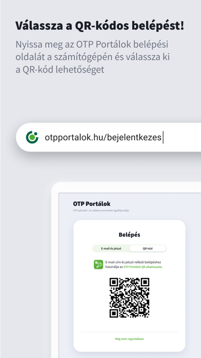 OTP Portálok QR-kód belépő Screenshot