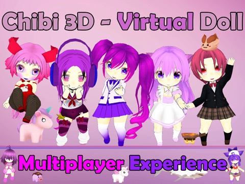 Chibi Doll 3D Multiplayerのおすすめ画像1