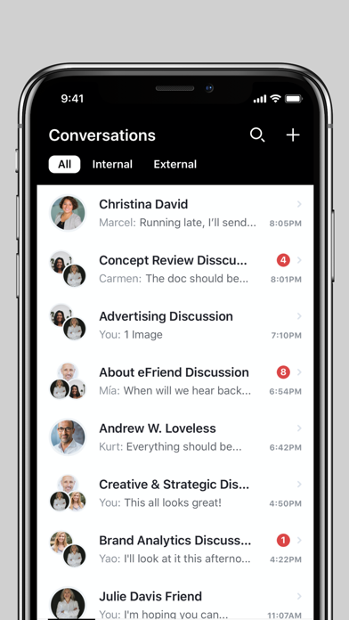 eFriend Marketing Screenshot