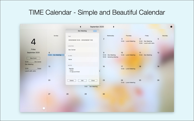 Screenshot #1 pour TIME CALENDAR