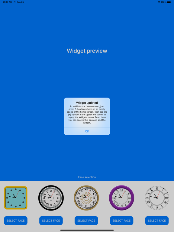 Screenshot #6 pour Clock Widget - Analog Watch