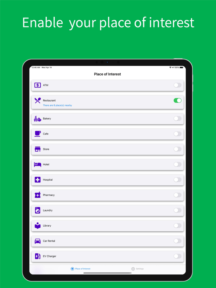Find Nearby Place of Interests