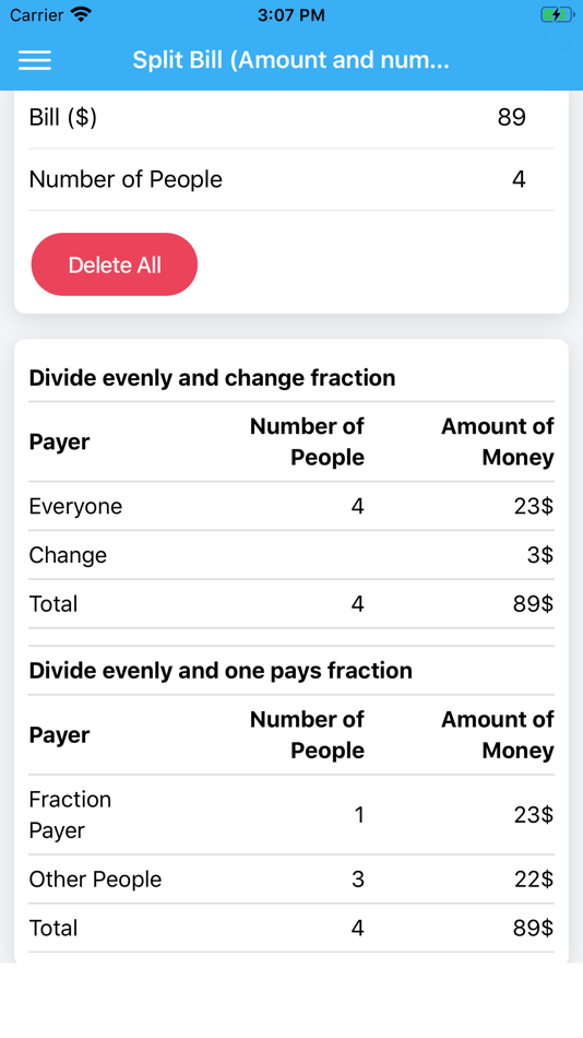 #1. Easy Split Bill (iOS) 由: Kouji Yamauchi