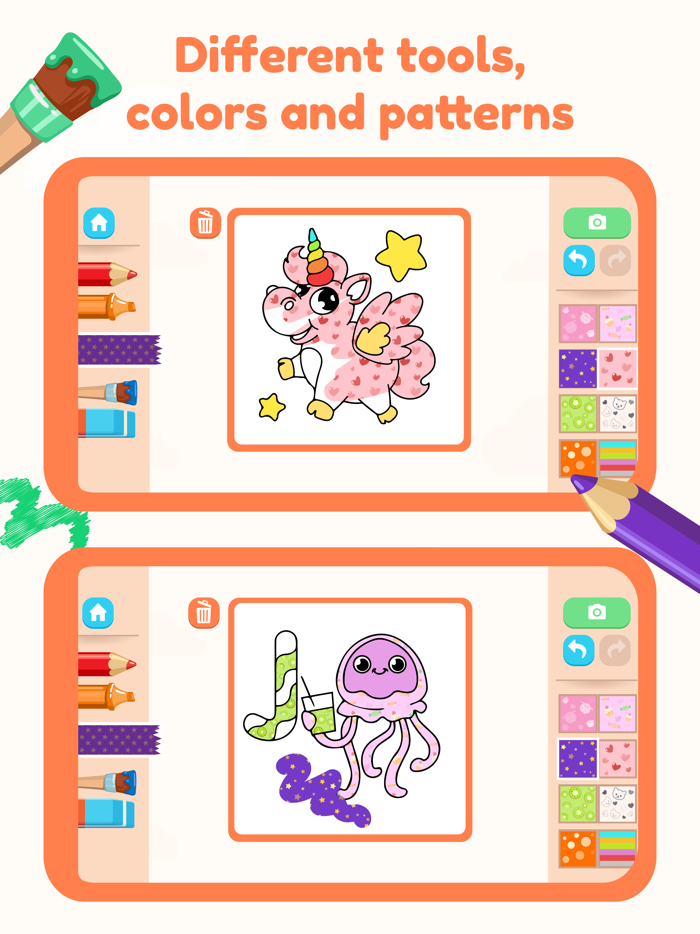 DRAWING Games for Kids and Color