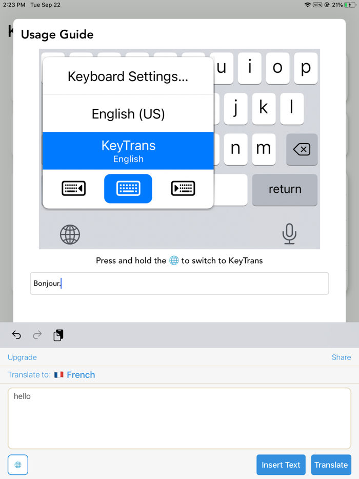 Keyboard translator pro slated