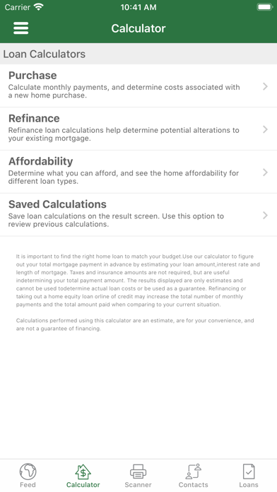 Heritage Bank Mortgage Online Screenshot