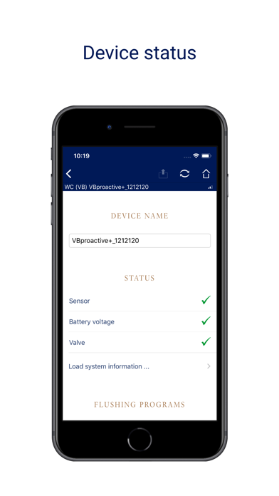 Villeroy & Boch Pro App Screenshot