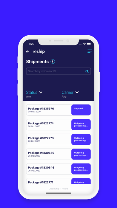Reship - Shopping & Shipping Screenshot