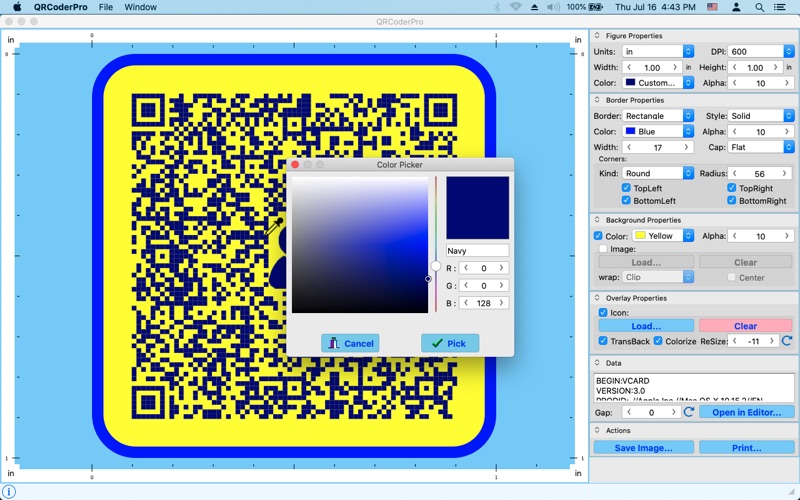 Screenshot #2 pour QRCoderPro : Share Data Simply