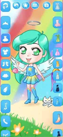 Game screenshot Chibi Angel Dress Up - Girls mod apk
