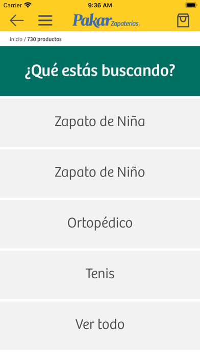 Pakar Zapaterías Screenshot