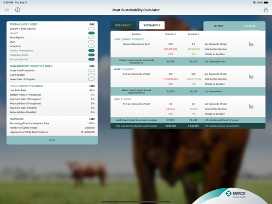 Screenshot #5 pour Meat Sustainability Calculator