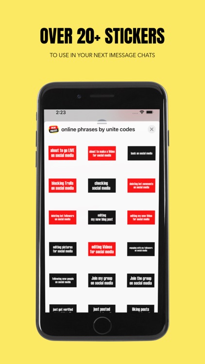 Online Phrases by Unite Codes