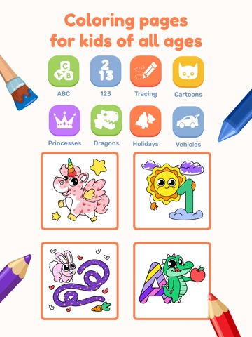 DRAWING Games for Kids & Colorのおすすめ画像1