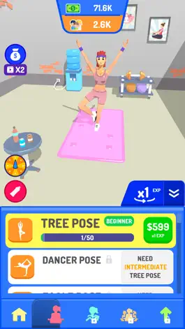 Game screenshot Yoga IDLE hack