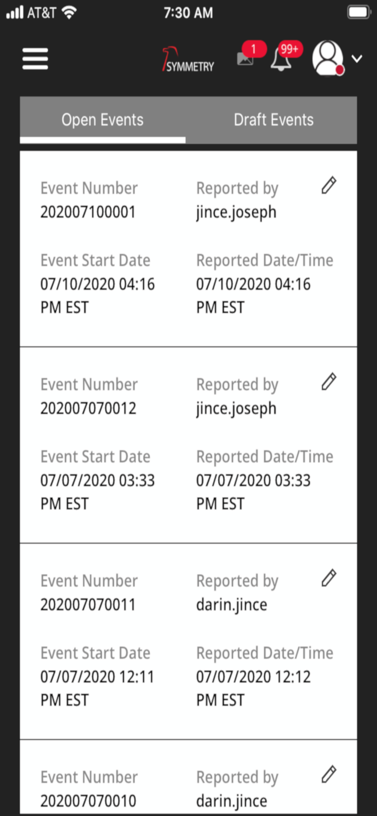 Symmetry Incident Management screenshot 3