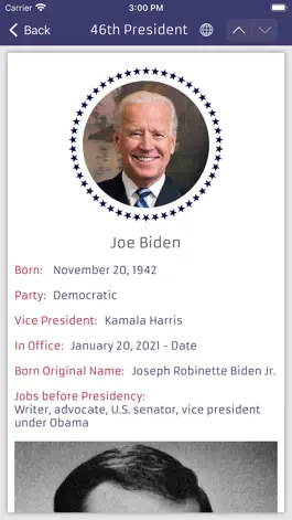 Game screenshot The U.S. Presidents apk