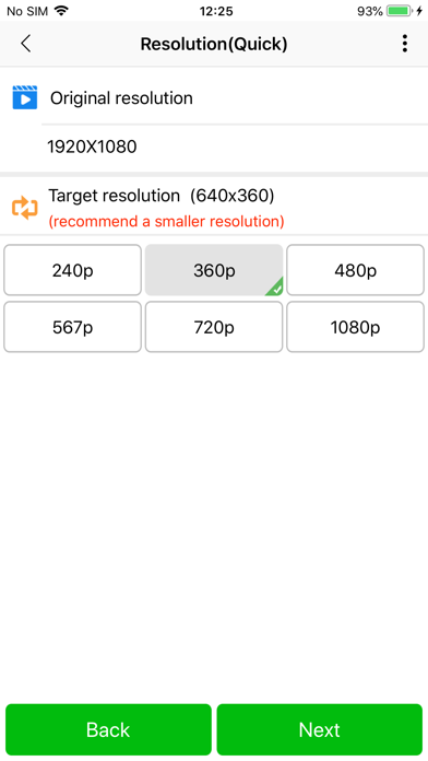 Screenshot #3 pour Video Compressor Lite