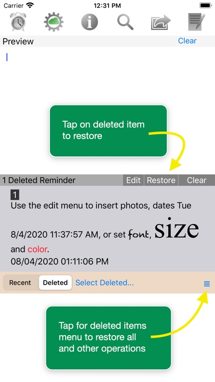 Menu Minder - To Do Reminders screenshot-4