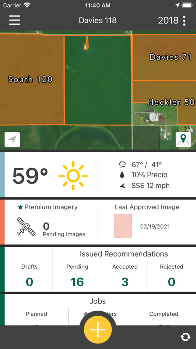 MFA Agronomy Dashboard Screenshot