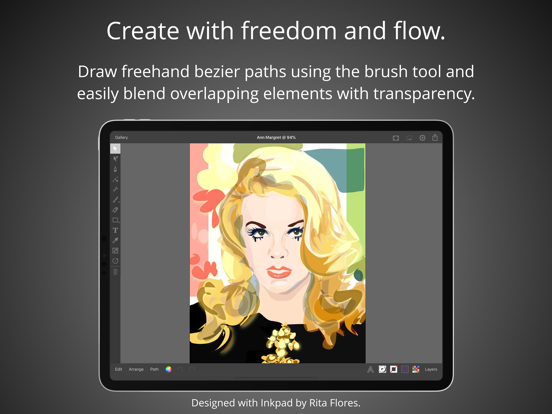 Inkpad - Graphic Design iPad app afbeelding 1