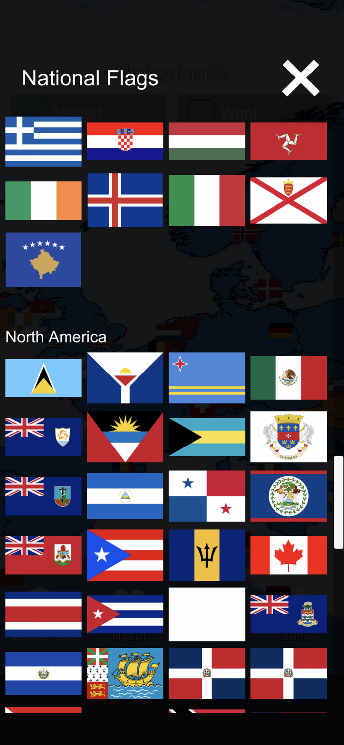 World Flag Map