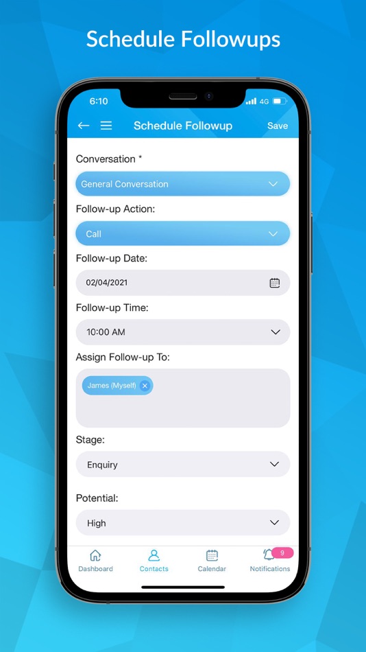 #6. Crystal Dash CRM (iOS) By: Crystal Dash Pte Ltd