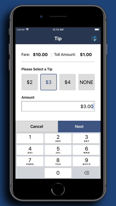NewTaxiPass EMV Screenshot
