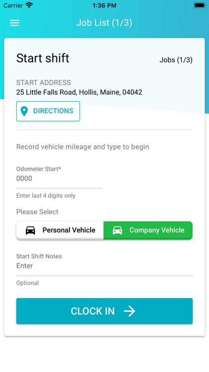 Sweep&Go Field Tech App