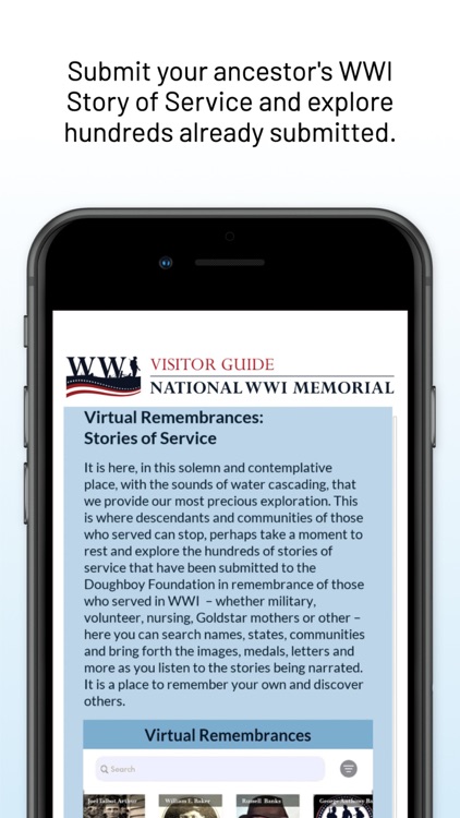 WWI Memorial Visitor Guide screenshot-4
