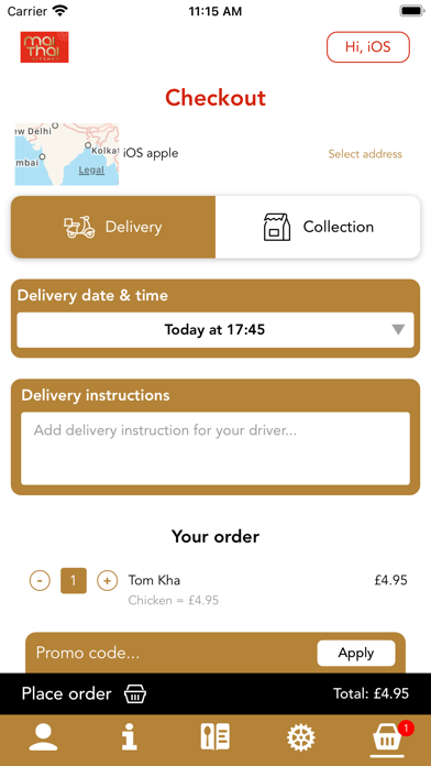 Mai Thai Kitchen Screenshot