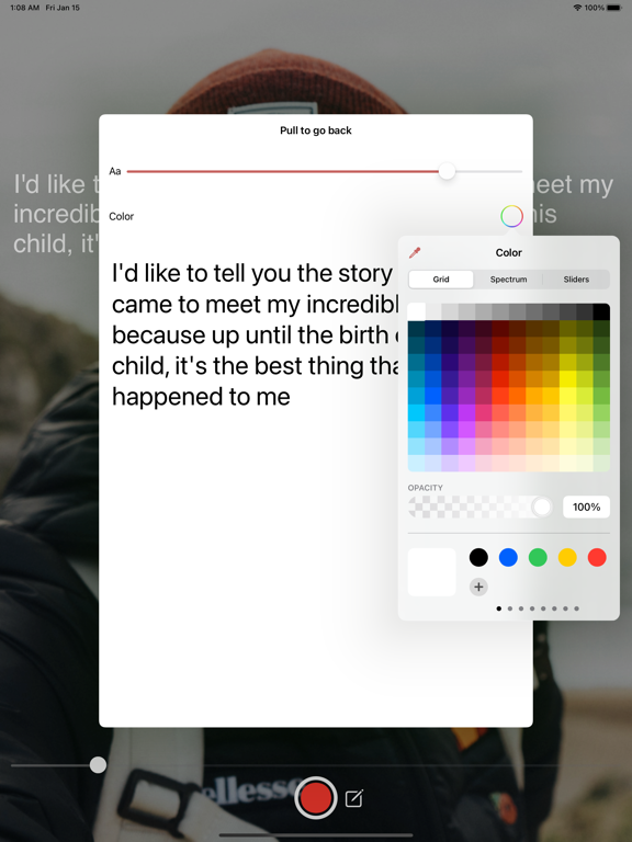 Screenshot #6 pour Teleprompter For Video Blog