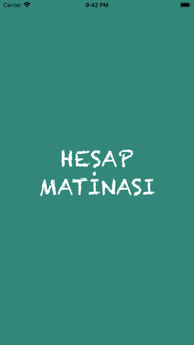 Screenshot #1 pour Hesap Matinası
