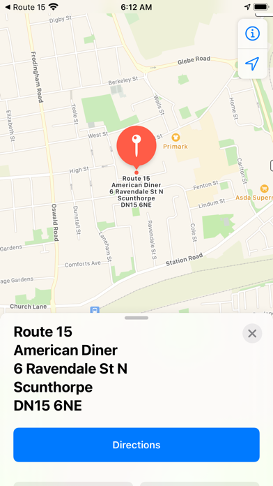 Route 15 American Diner Screenshot