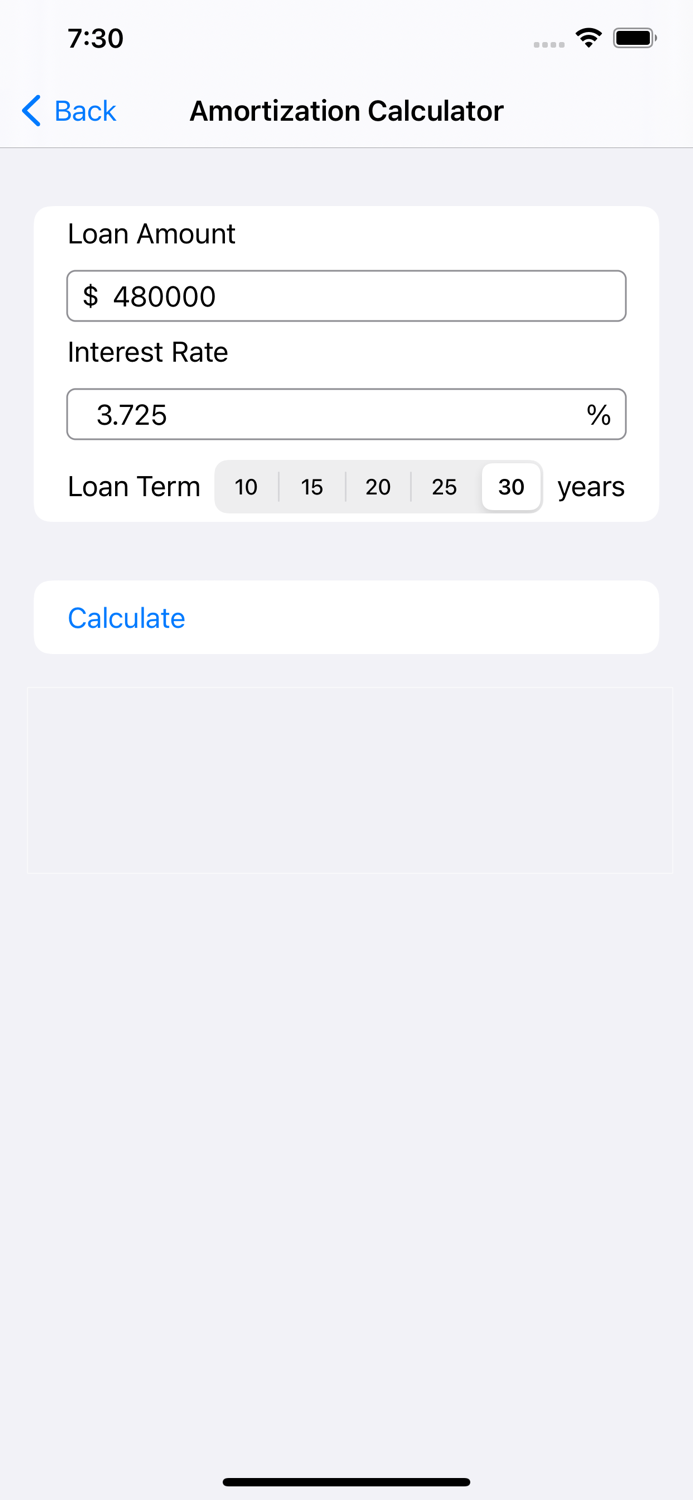 Mortgage Calculators App