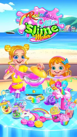 Game screenshot Rainbow Glitter Slime Maker mod apk