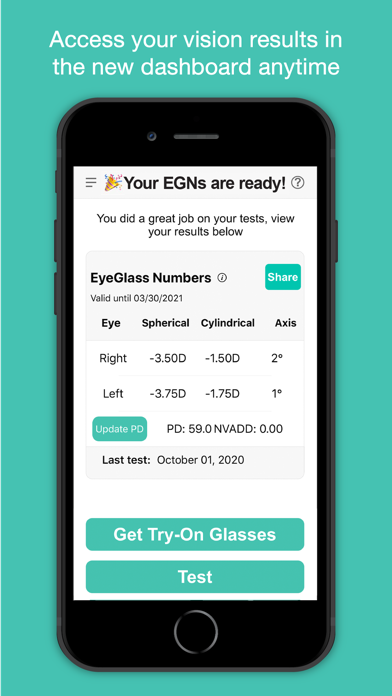 EyeQue PVT: Mobile Vision Test Screenshot