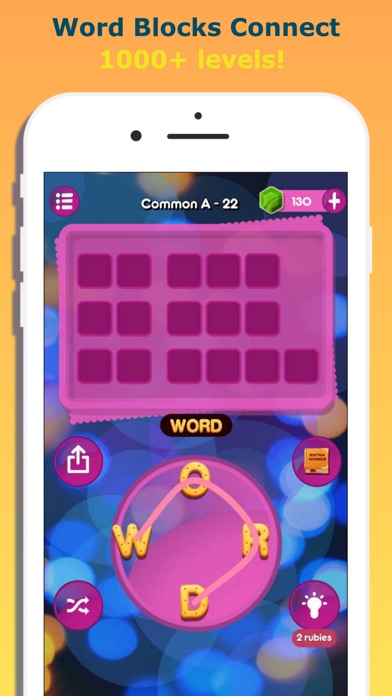 Screenshot #2 pour Word Blocks Connect